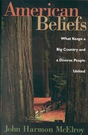 Cover of: American beliefs by John Harmon McElroy, John Harmon McElroy