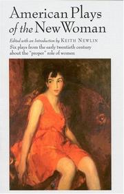 Cover of: American plays of the new woman