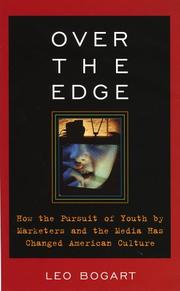 Cover of: Over the Edge by Leo Bogart