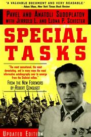 Cover of: Special tasks: the memoirs of an unwanted witness, a Soviet spymaster