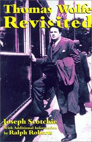 Cover of: Thomas Wolfe revisited