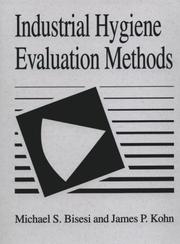 Cover of: Industrial hygiene evaluation methods