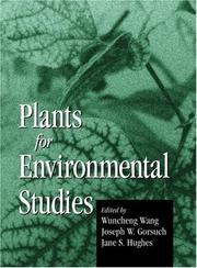 Cover of: Plants for environmental studies