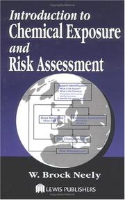 Cover of: Introduction to chemical exposure and risk assessment