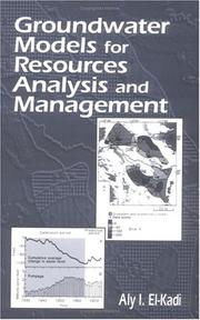 Cover of: Groundwater models for resources analysis and management