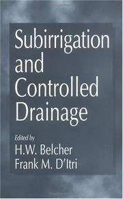 Cover of: Subirrigation and Controlled Drainage