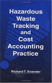 Cover of: Hazardous waste tracking and cost accounting practice