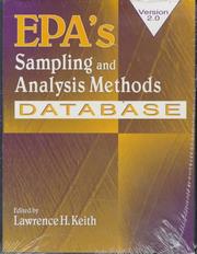 Cover of: EPA's Sampling and Analysis Methods Database by Lawrence H. Keith