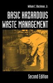 Cover of: Basic hazardous waste management by William C. Blackman