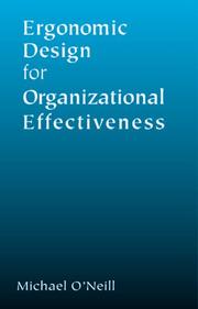 Cover of: Ergonomic design for organizational effectiveness