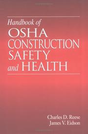 Cover of: Handbook of OSHA Construction Safety and Health