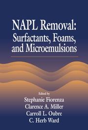 Cover of: NAPL Removal Surfactants, Foams, and Microemulsions (Aatdf Monographs)