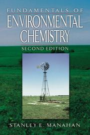 Cover of: Fundamentals of Environmental Chemistry, Second Edition by Stanley E. Manahan