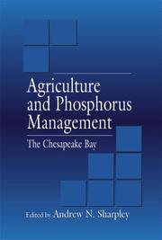 Cover of: Agriculture and Phosphorus Management by Andrew N. Sharpley