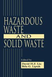 Cover of: Hazardous Waste and Solid by 