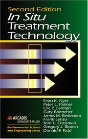 Cover of: In Situ Treatment Technology, Second Edition (Geraghty & Miller Environmental Science and Engineering Series) | Evan K. Nyer