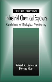 Industrial chemical exposure by Robert R. Lauwerys, Perrine Hoet