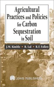 Cover of: Agriculture Practices and Policies for Carbon Sequestration in Soil by 