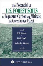 Cover of: The Potential of U.S. Forest Soils to Sequester Carbon and Mitigate the Greenhouse Effect