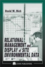 Cover of: Relational Management and Display of Site Environmental Data