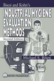 Cover of: Bisesi and Kohn's Industrial Hygiene Evaluation Methods