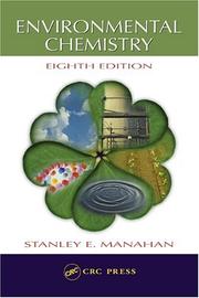 Cover of: Environmental Chemistry, Eighth Edition by Stanley E. Manahan