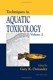Cover of: Techniques in Aquatic Toxicology, Volume 2