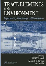 Cover of: Trace Elements in the Environment: Biogeochemistry, Biotechnology, and Bioremediation