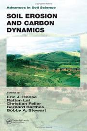 Cover of: Soil erosion and carbon dynamics by edited by Eric J. Roose ... [et al.].