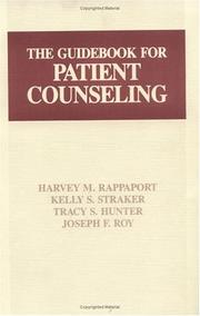 Cover of: The Guidebook of patient counseling by Harvey M. Rappaport ... [et al.].