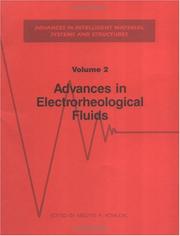 Cover of: Advances in electrorheological fluids