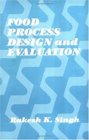 Cover of: Food process design and evaluation