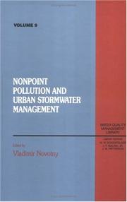 Cover of: Nonpoint pollution and urban stormwater management