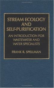 Cover of: Stream ecology and self-purification: an introduction for wastewater and water specialists