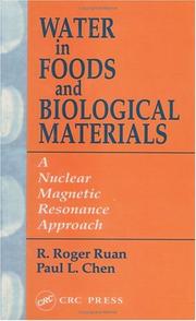 Cover of: Water in foods and biological materials by R. Roger Ruan