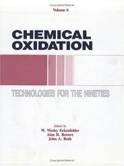 Cover of: Chemical Oxidation: Technology for the Nineties, Volume VI (Chemical Oxidation)