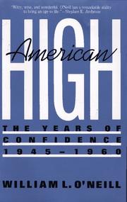 Cover of: American High by William L. O'neill