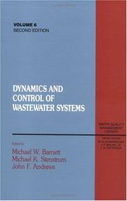 Cover of: Dynamics and control of wastewater systems