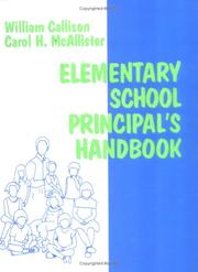 Elementary School Principal's Handbook by William Callison