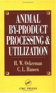 Cover of: Animal By-Product Processing & Utilization