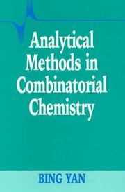 Cover of: Analytical Methods in Combinatorial Chemistry