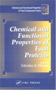 Cover of: Chemical and Functional Properties of Food Proteins