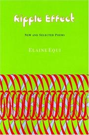 Cover of: Ripple Effect by Elaine Equi, Elaine Equi