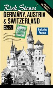 Cover of: Rick Steves' Germany, Austria and Switzerland, 2001 by Rick Steves, Rick Steves