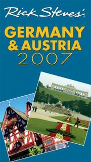 Cover of: Rick Steves' Germany and Austria 2007 (Rick Steves)