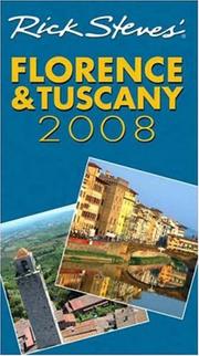 Rick Steves' Florence and Tuscany 2008 (Rick Steves) by Rick Steves, Gene Openshaw, Rick Steves