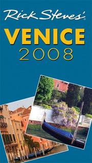 Cover of: Rick Steves' Venice 2008 (Rick Steves) by Rick Steves, Gene Openshaw, Rick Steves, Gene Openshaw