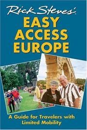 Cover of: Rick Steves' Easy Access Europe: A Guide for Travelers with Limited Mobility (Rick Steves)