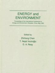 Cover of: Energy and Environment | 