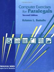 Computer exercises for paralegals by Kristen L. Battaile
